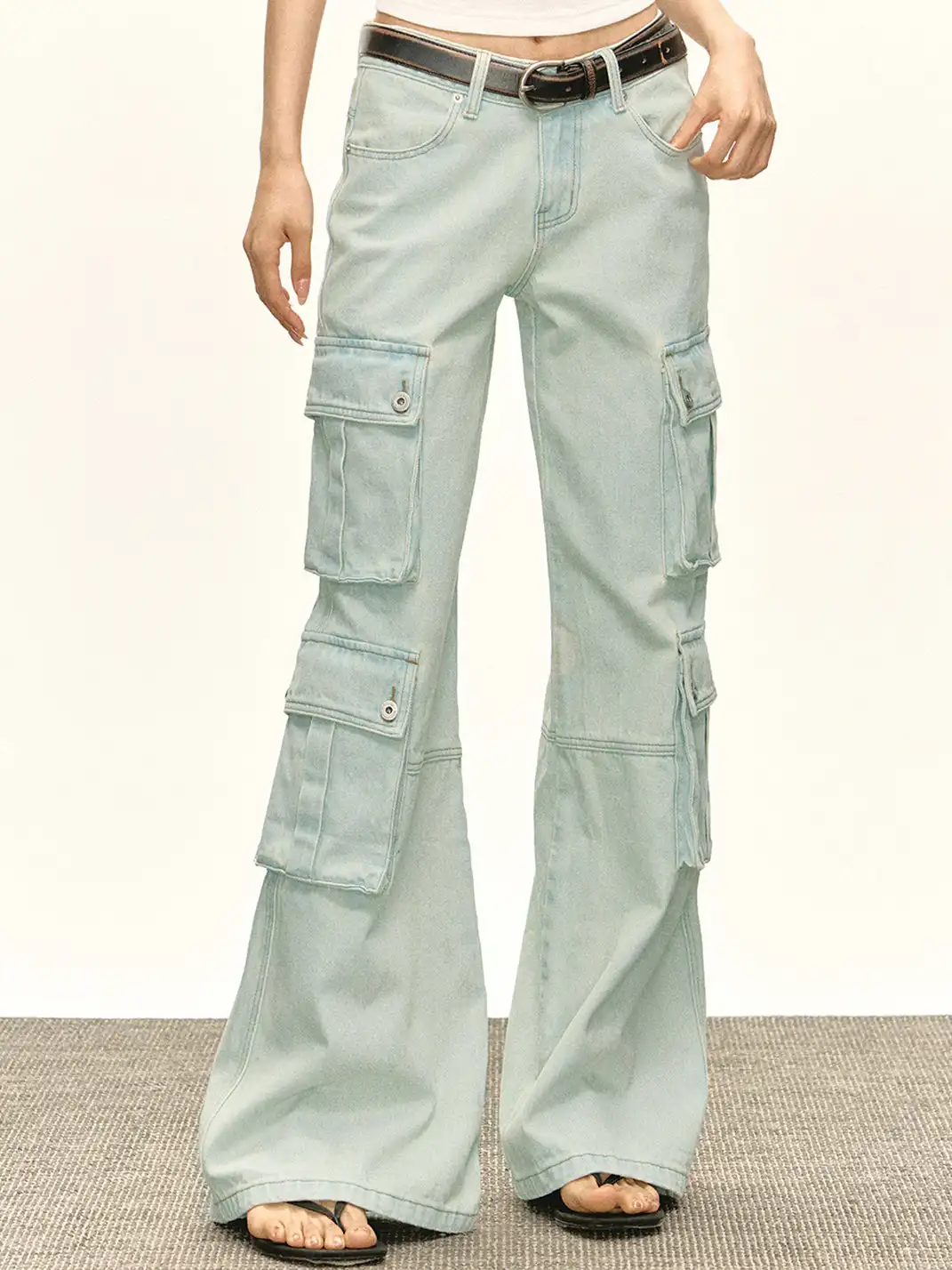 ARISEISM | Multi-Pocket Cargo Jeans