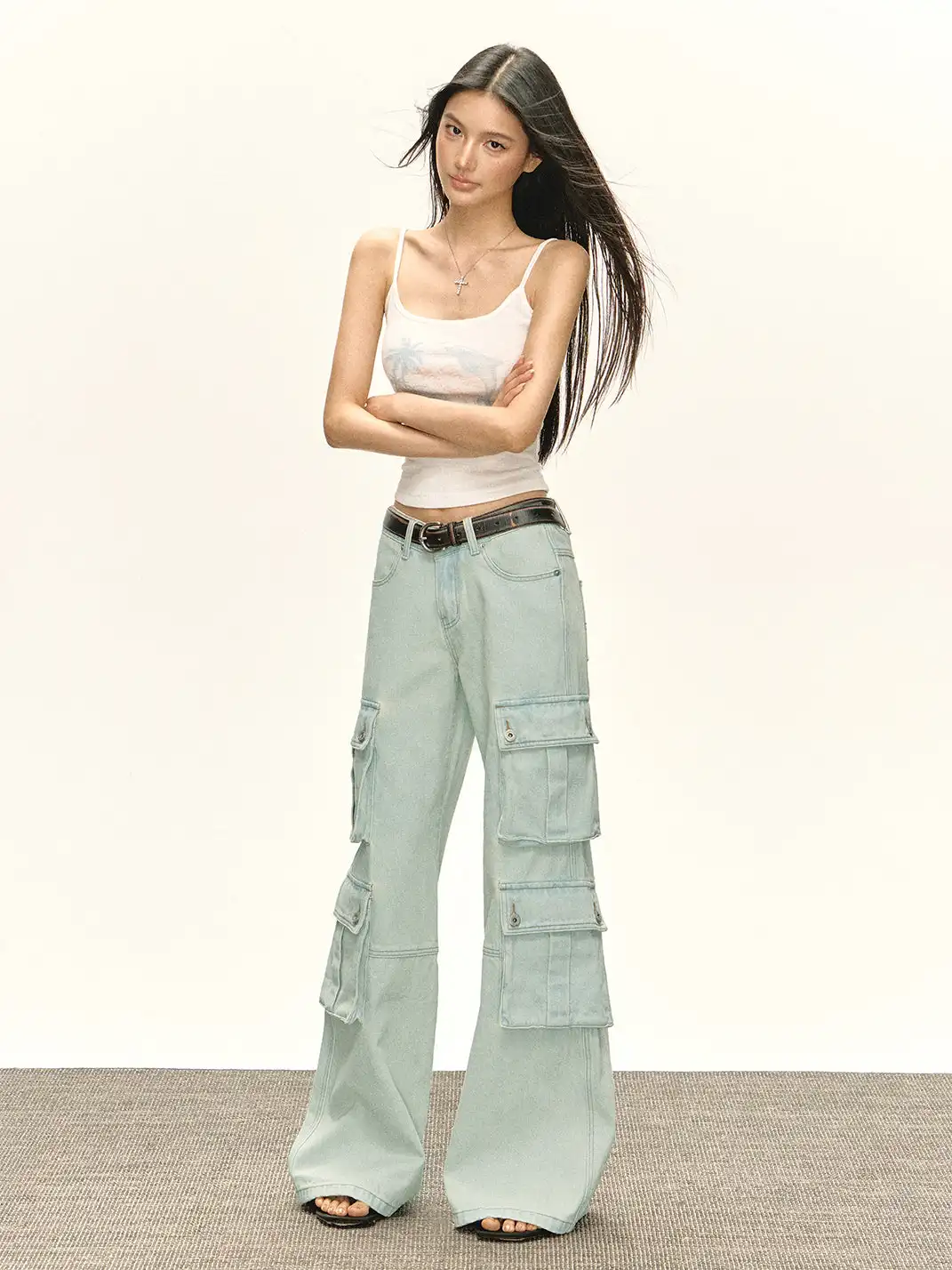 ARISEISM | Multi-Pocket Cargo Jeans