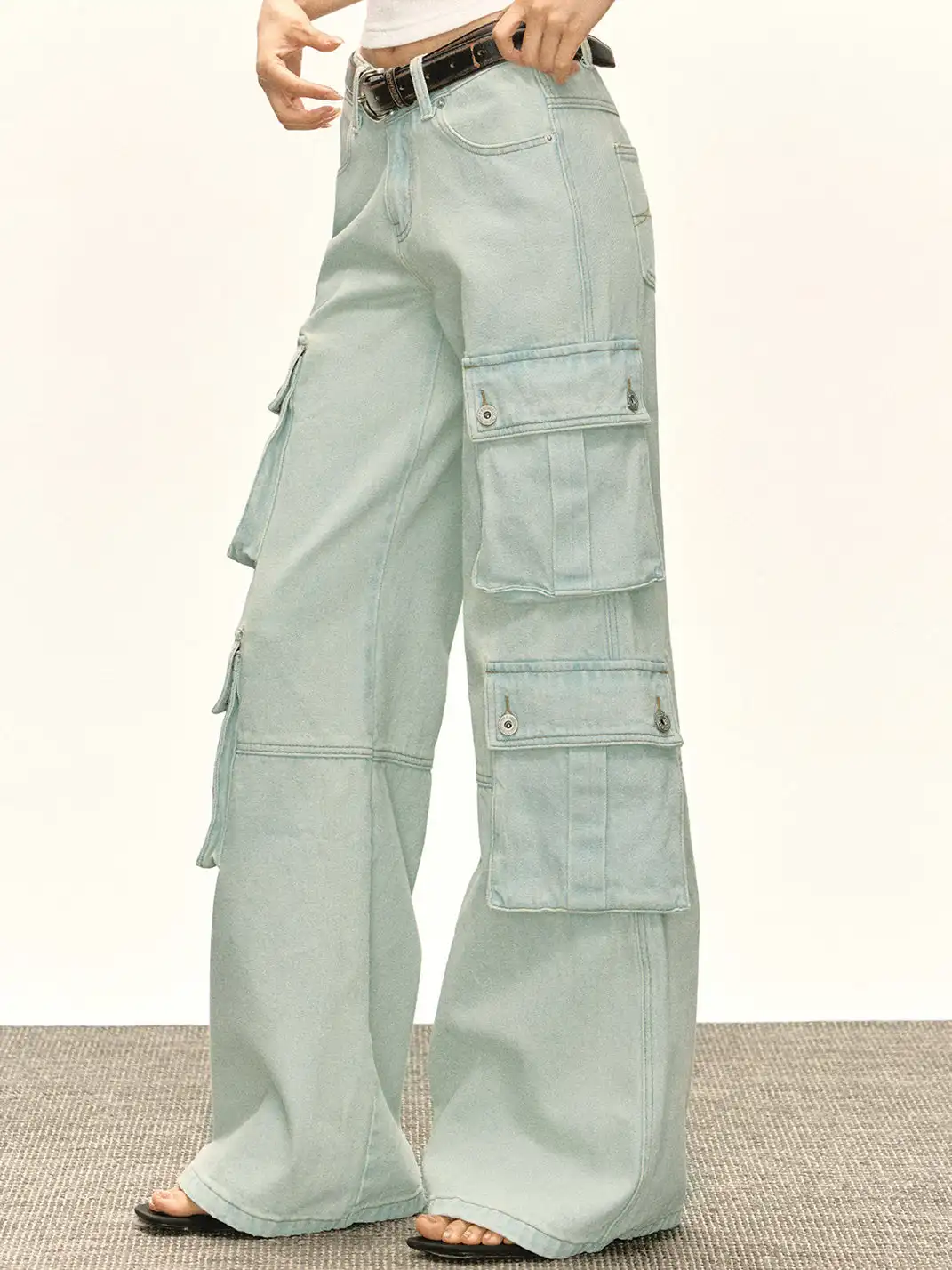 ARISEISM | Multi-Pocket Cargo Jeans