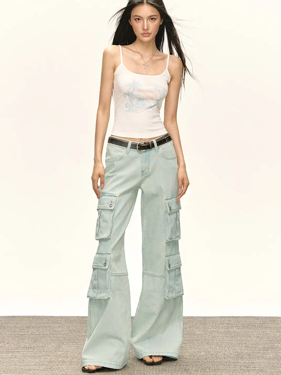 ARISEISM | Multi-Pocket Cargo Jeans