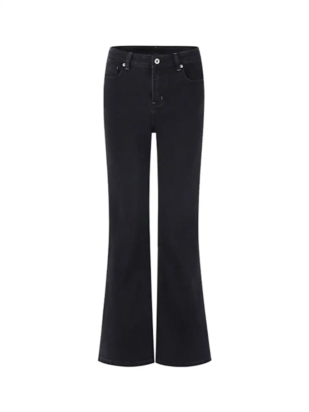 ARISEISM | Retro Black Flared Jeans