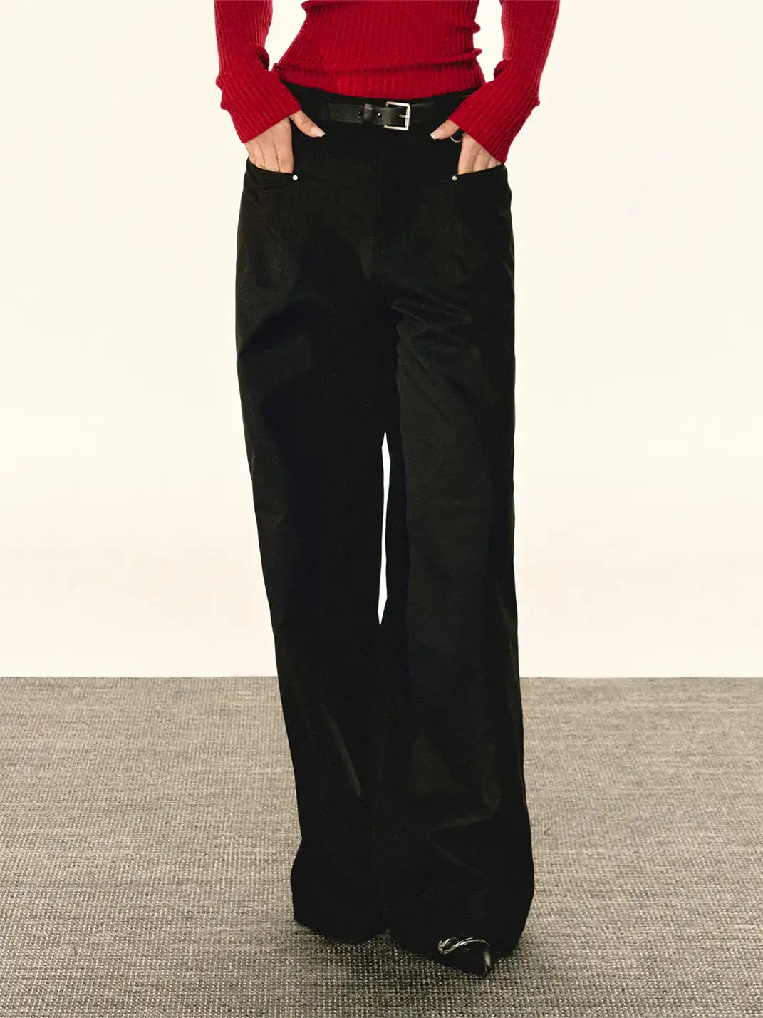 ARISEISM | Loose Straight Wide-Leg Pants