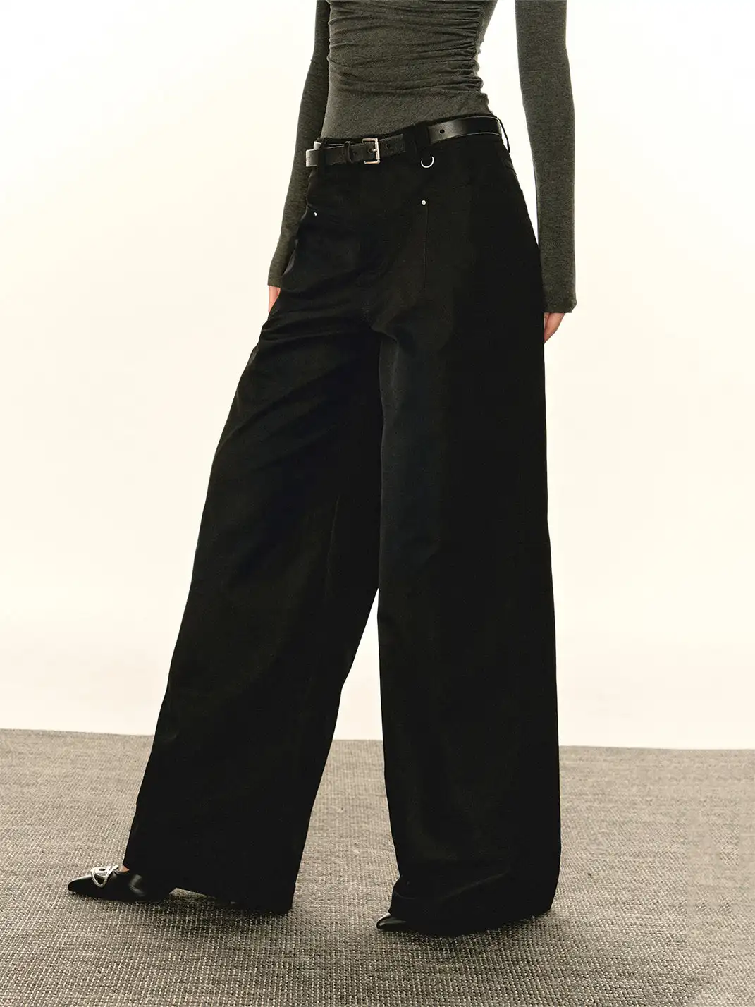 ARISEISM | Loose Straight Wide-Leg Pants