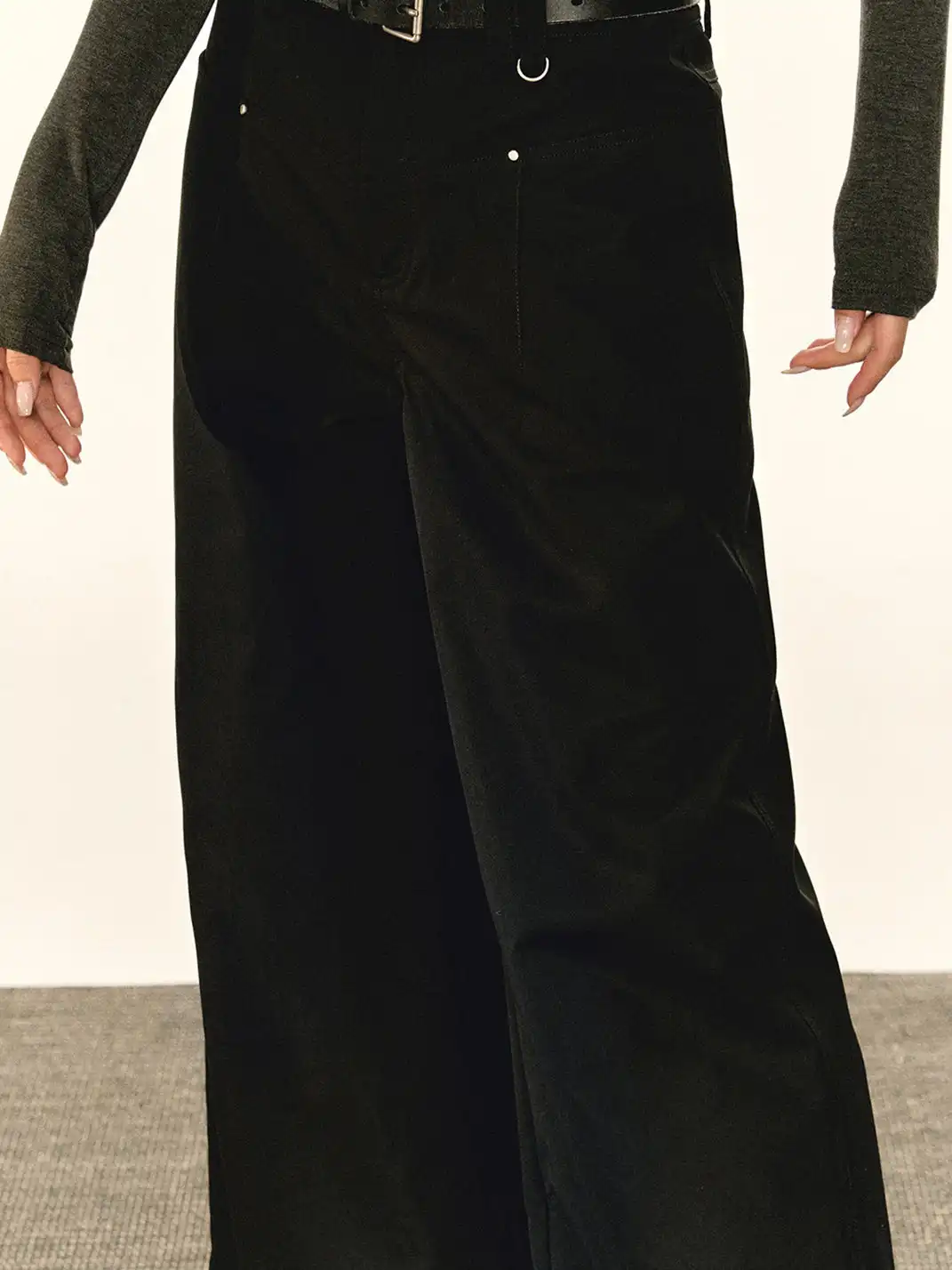 ARISEISM | Loose Straight Wide-Leg Pants
