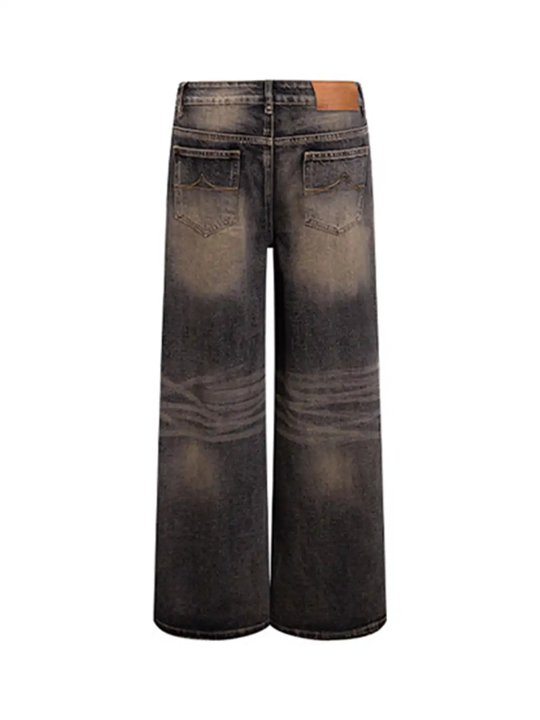 ARISEISM | Vintage Washed Wide-Leg Jeans