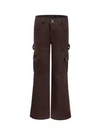 ARISEISM | Multi-Pocket Low-Rise Casual Cargo Pants