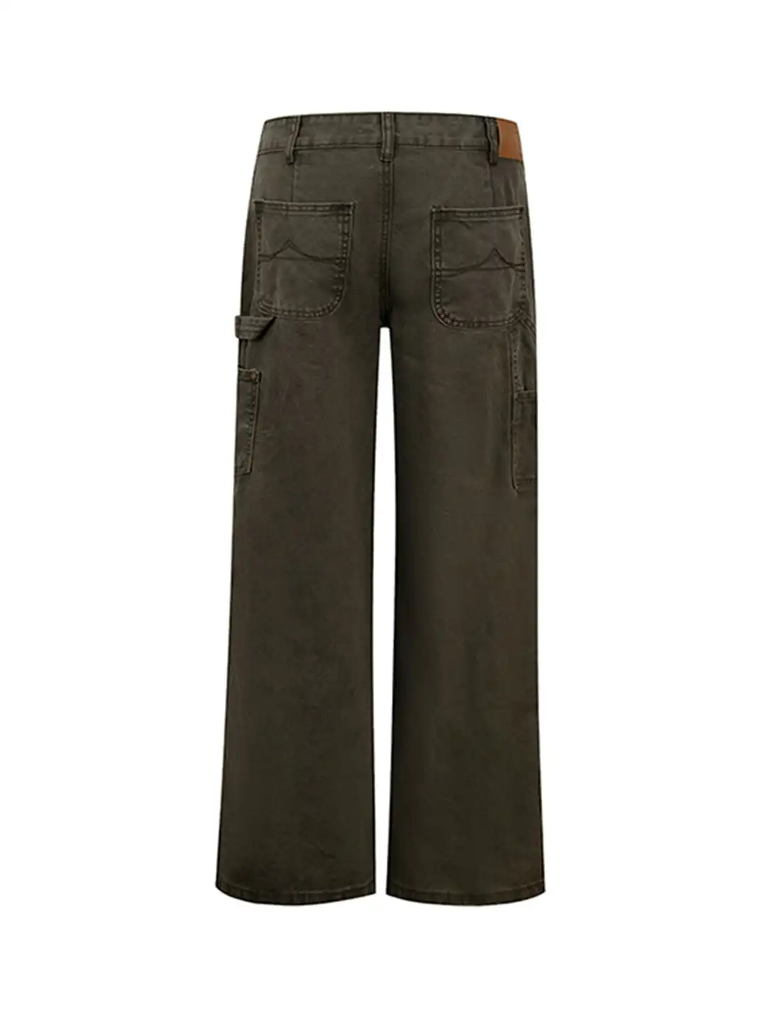 ARISEISM | Dark Green Retro Casual Pants