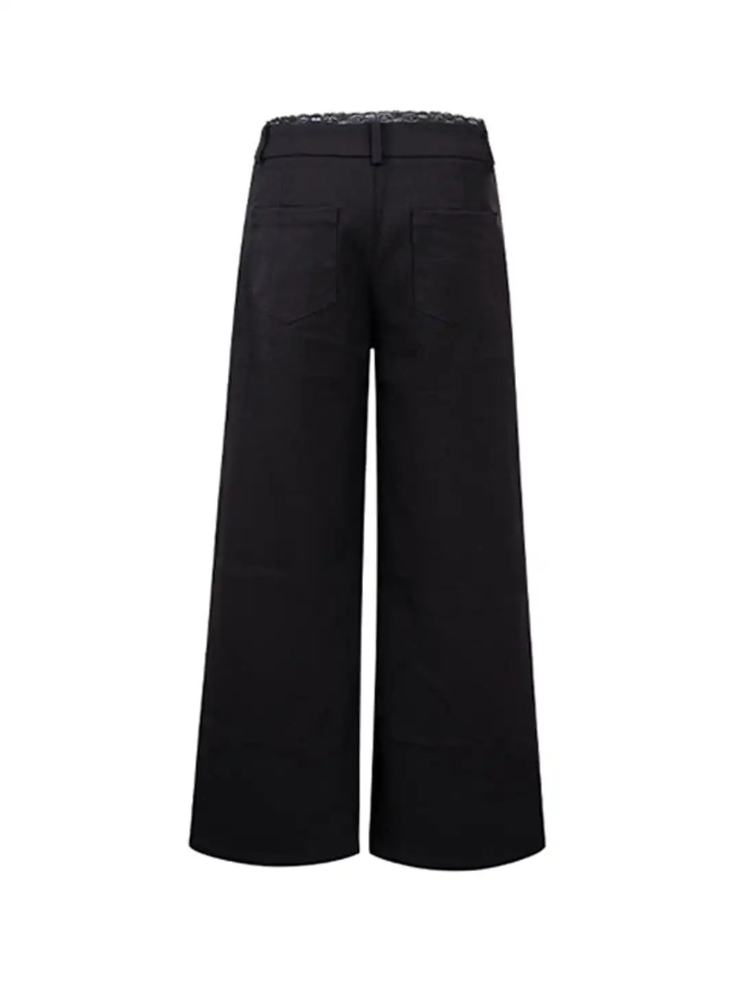 ARISEISM | Flowing Lace Waistband Suit Trousers