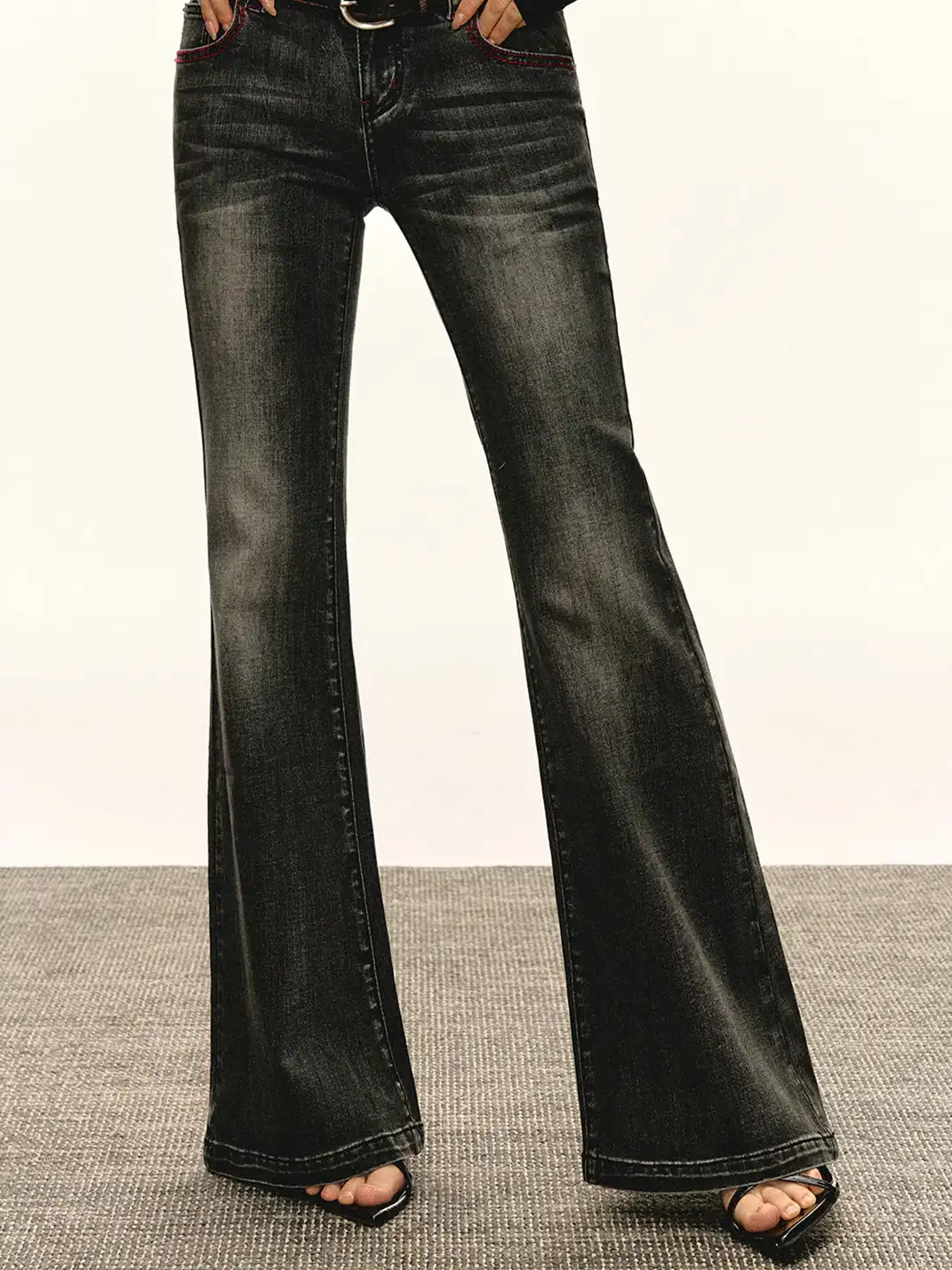 ARISEISM | Distressed Flared Jeans