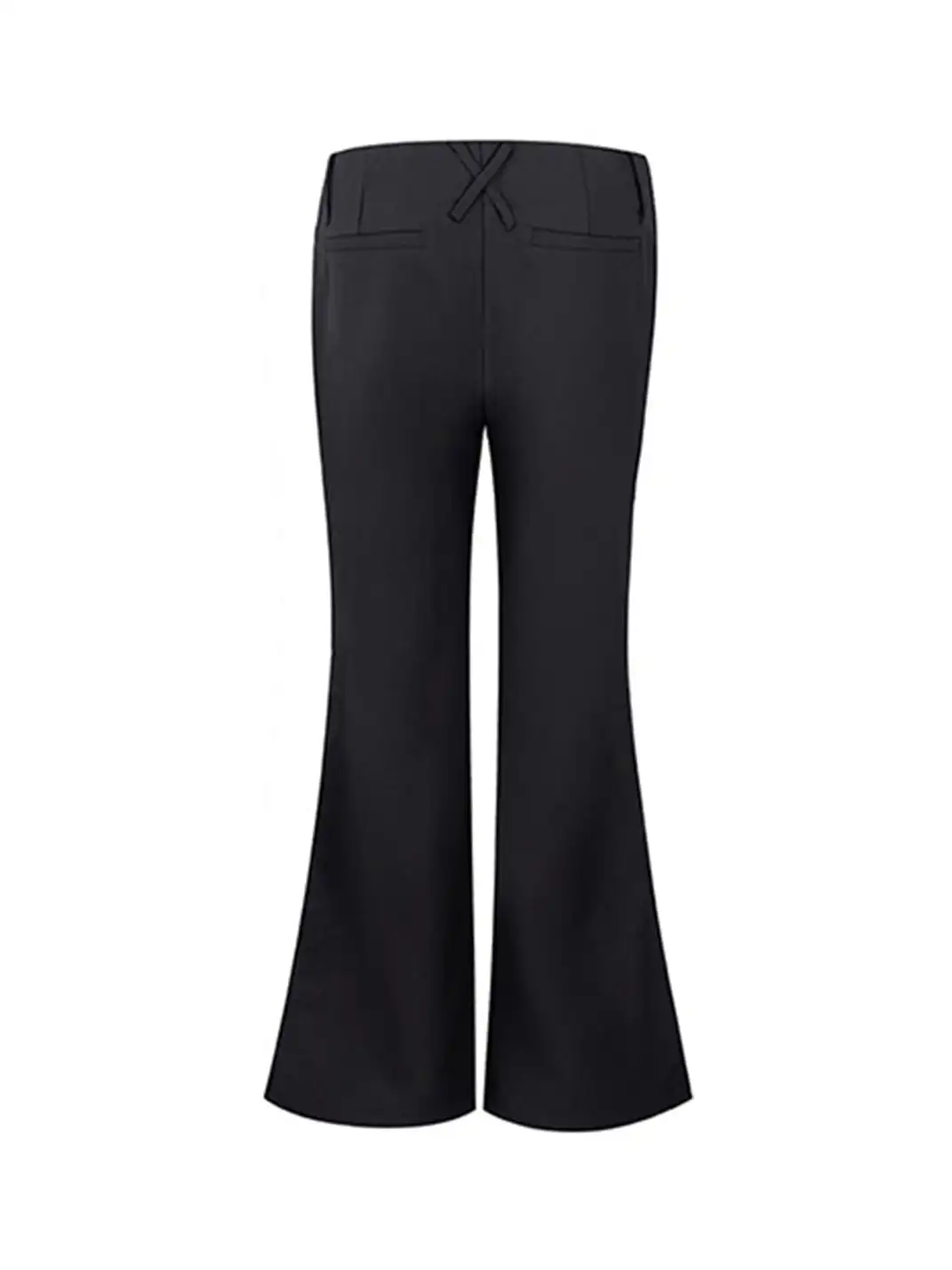 ARISEISM | Retro Black Wide-Leg Casual Pants