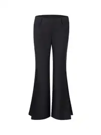 ARISEISM | Retro Black Wide-Leg Casual Pants