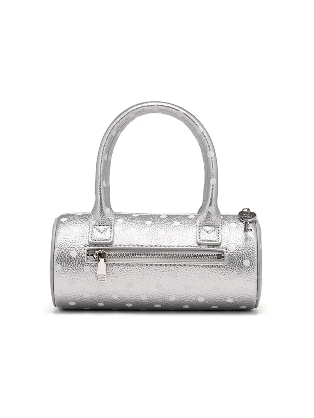LuoLuoRoom | "Polka Dot Cake" Lychee Pattern Gold And Silver Handbag