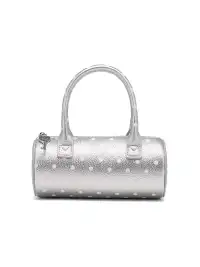 LuoLuoRoom | "Polka Dot Cake" Lychee Pattern Gold And Silver Handbag
