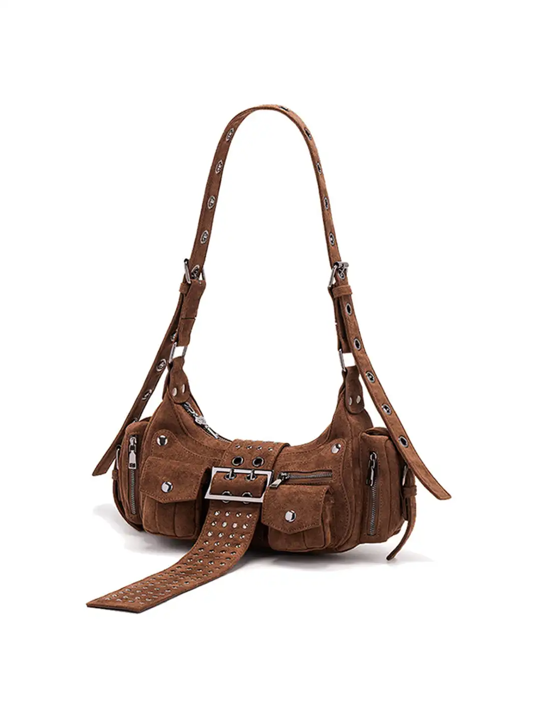 LuoLuoRoom | "Rebellious Beloved Concubine" Mini Suede Handbag