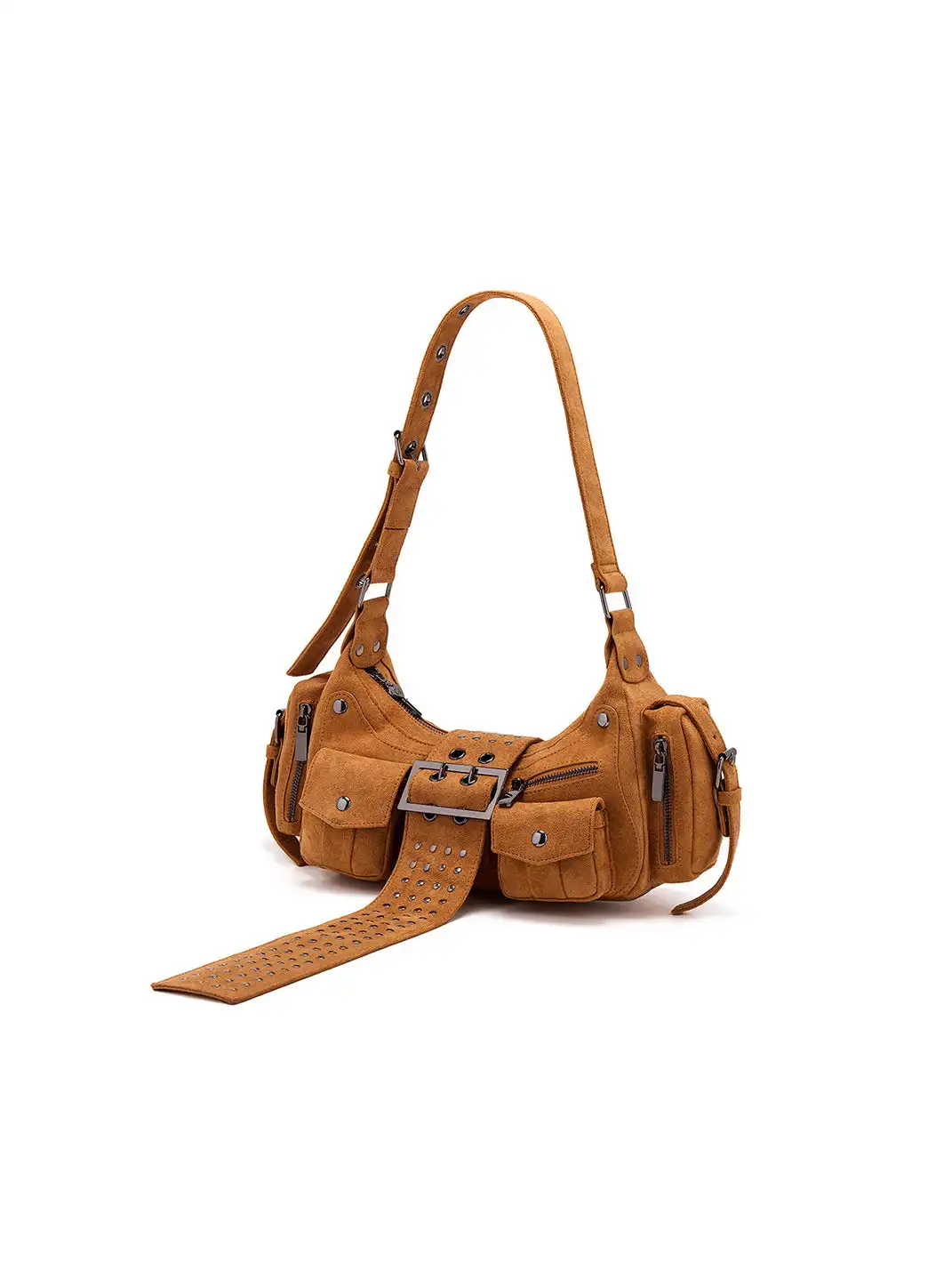 LuoLuoRoom | "Rebellious Beloved Concubine" Suede Handbag