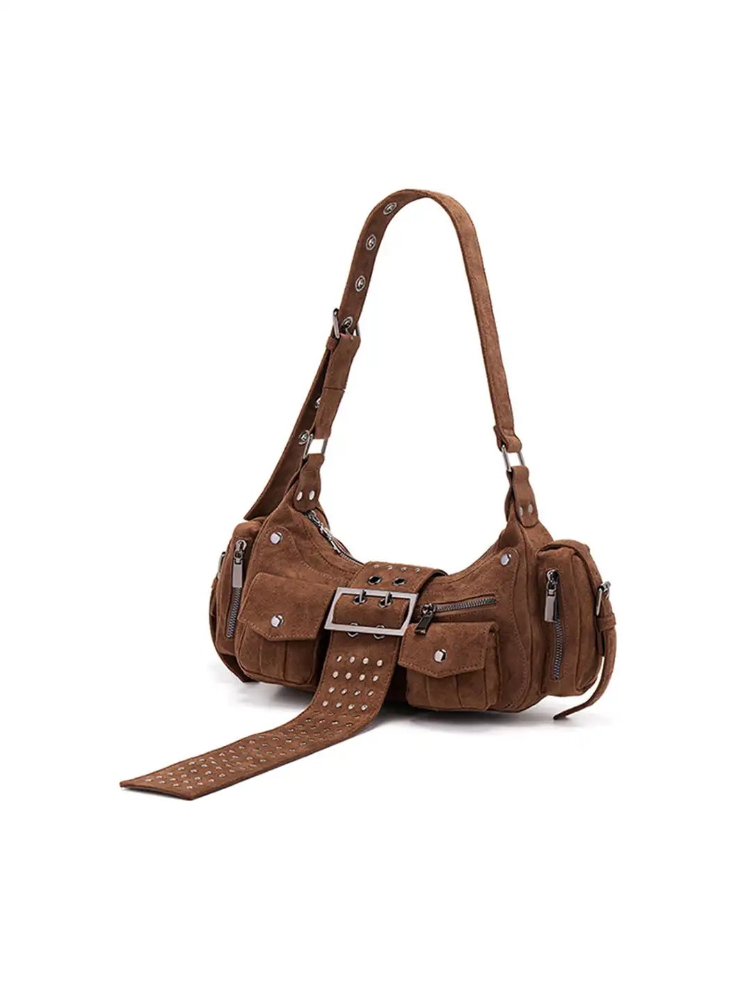 LuoLuoRoom | "Rebellious Beloved Concubine" Suede Handbag
