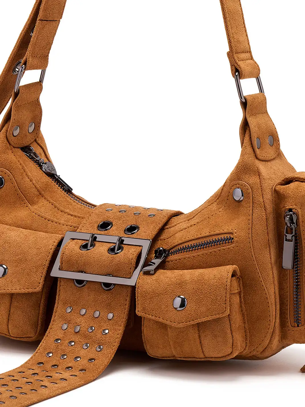LuoLuoRoom | "Rebellious Beloved Concubine" Suede Handbag