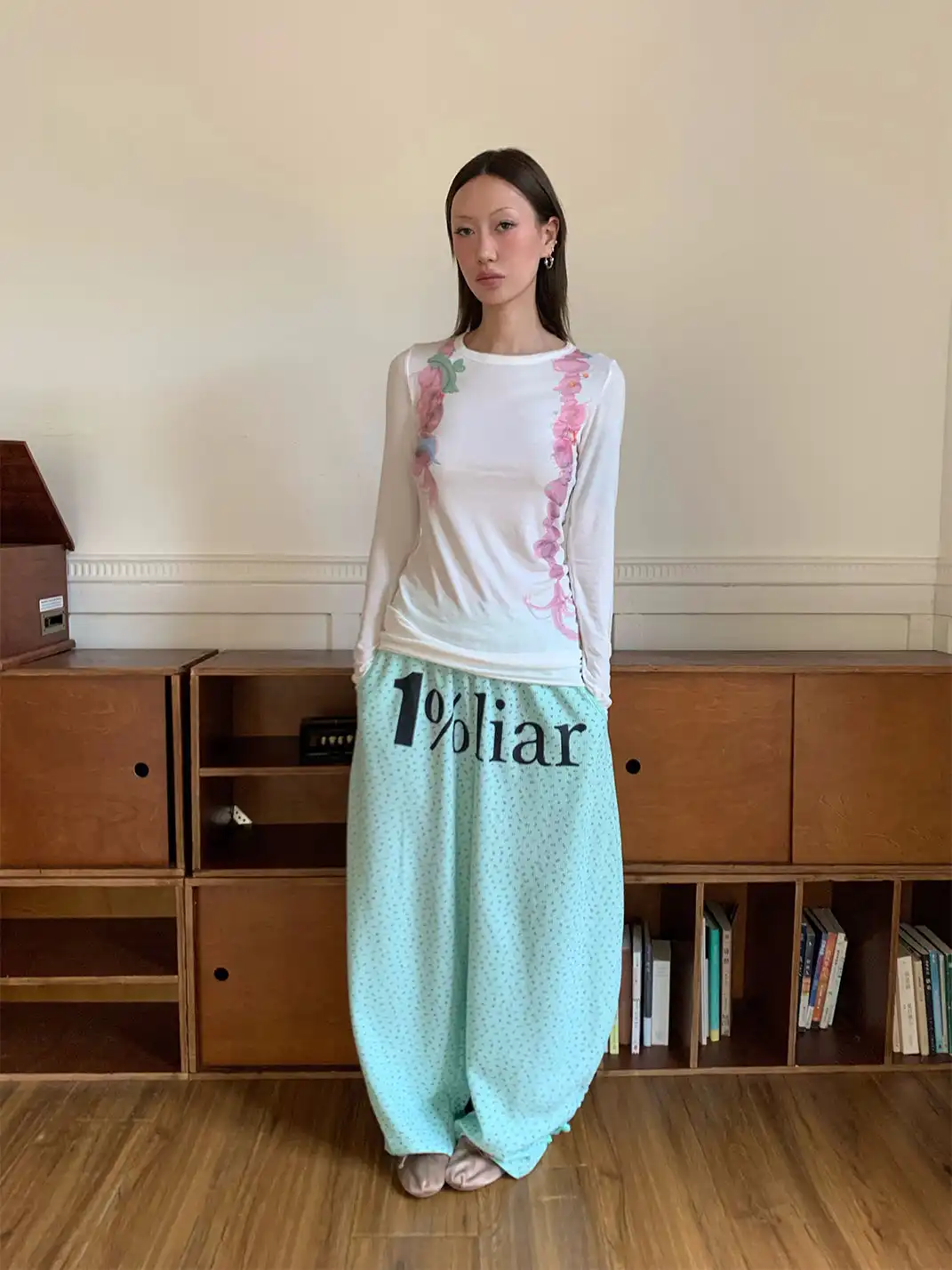 FOURFORTY | Floral Waffle-Print Loungewear Pants