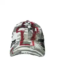 Laukerward | Blood Cross Graffiti Damaged Baseball Cap