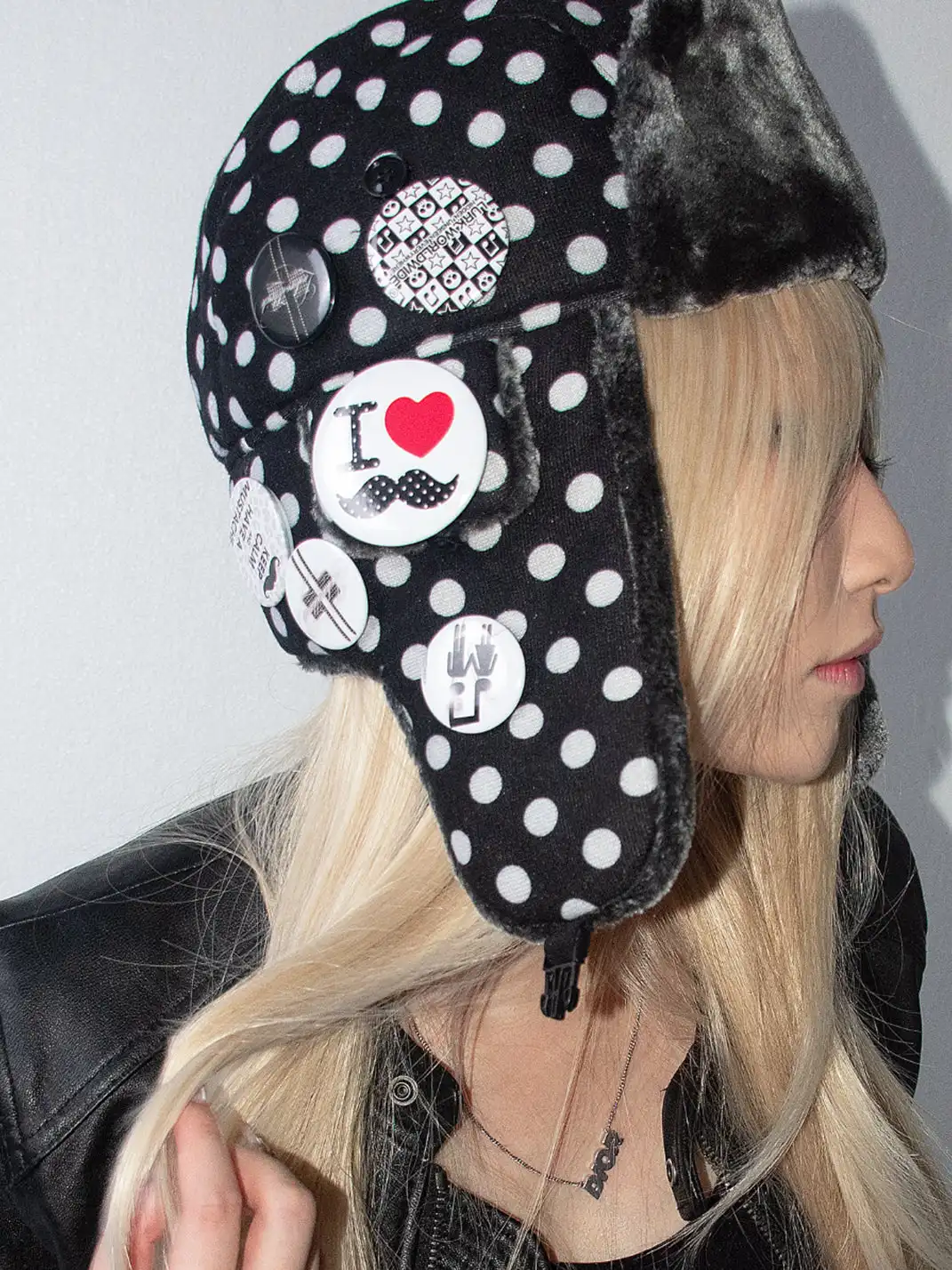 Laukerward | Badge Retro Y2K Pilot Lei Feng Hat