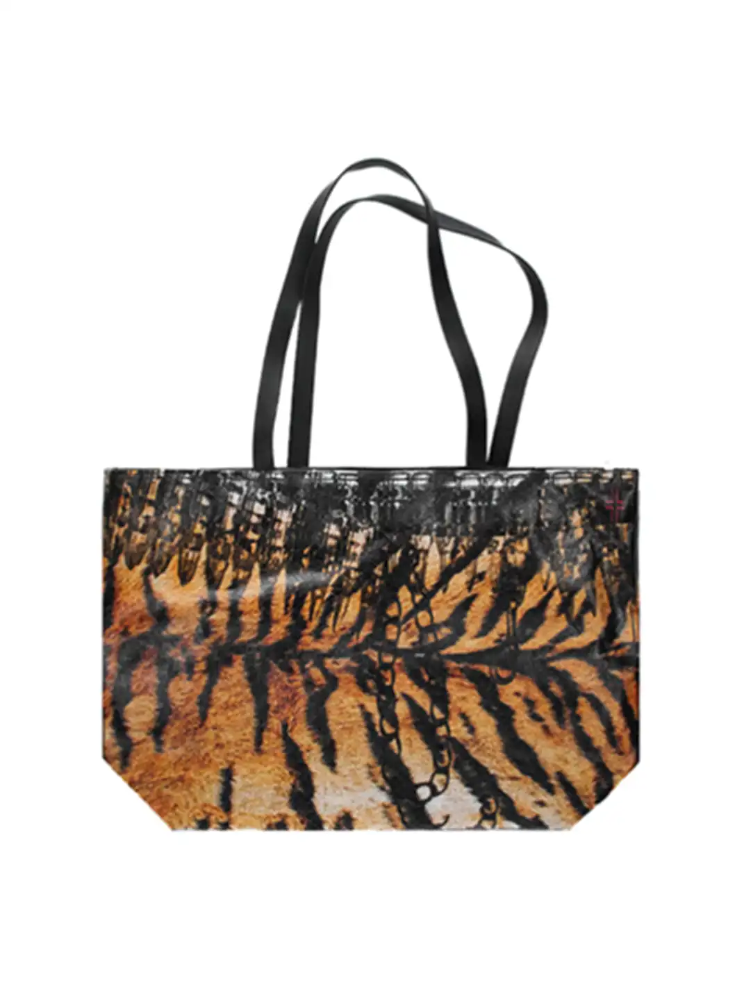Laukerward | Tiger Stripe Y2K Print Tote Bag