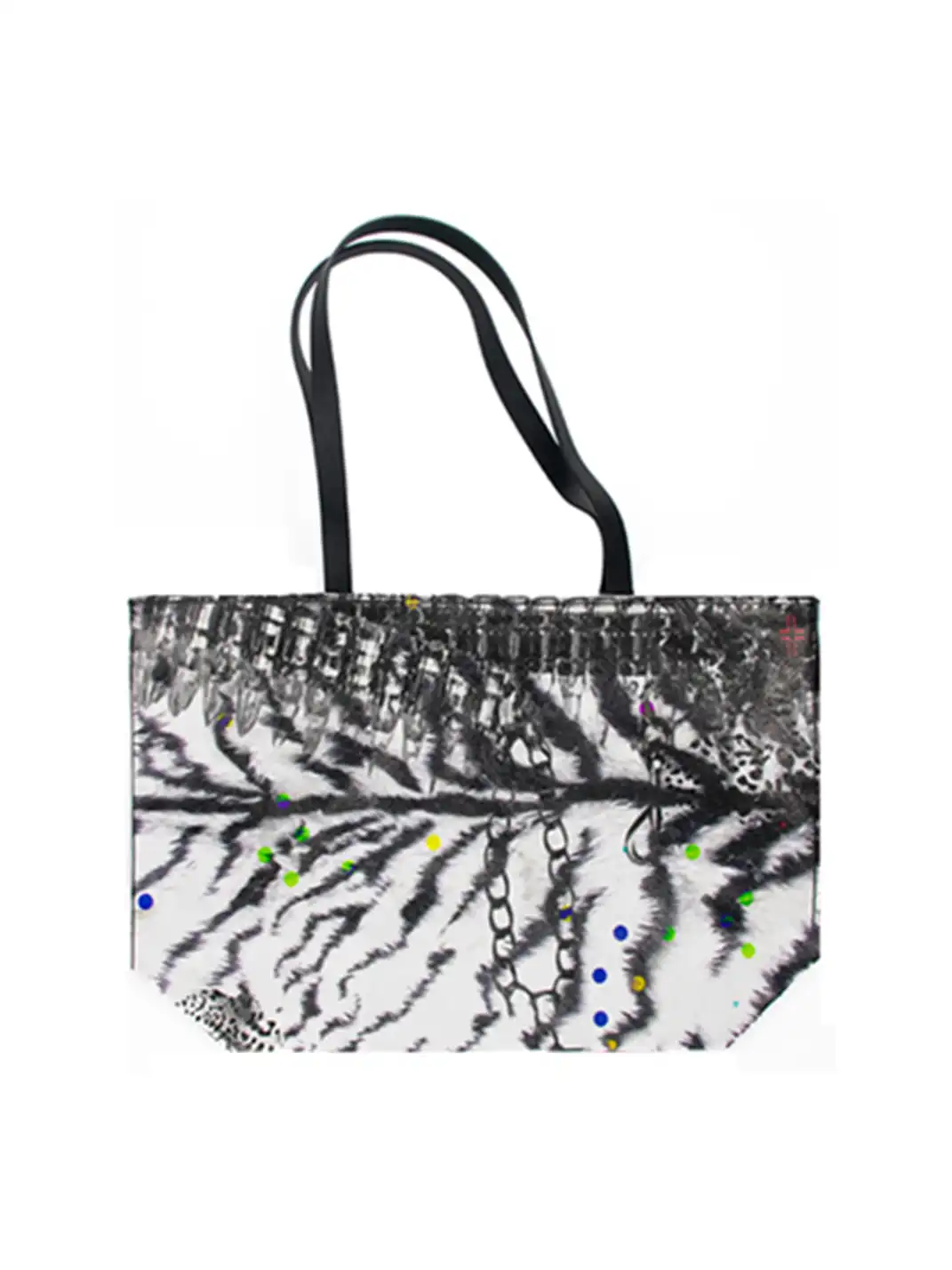 Laukerward | Tiger Stripe Y2K Print Tote Bag
