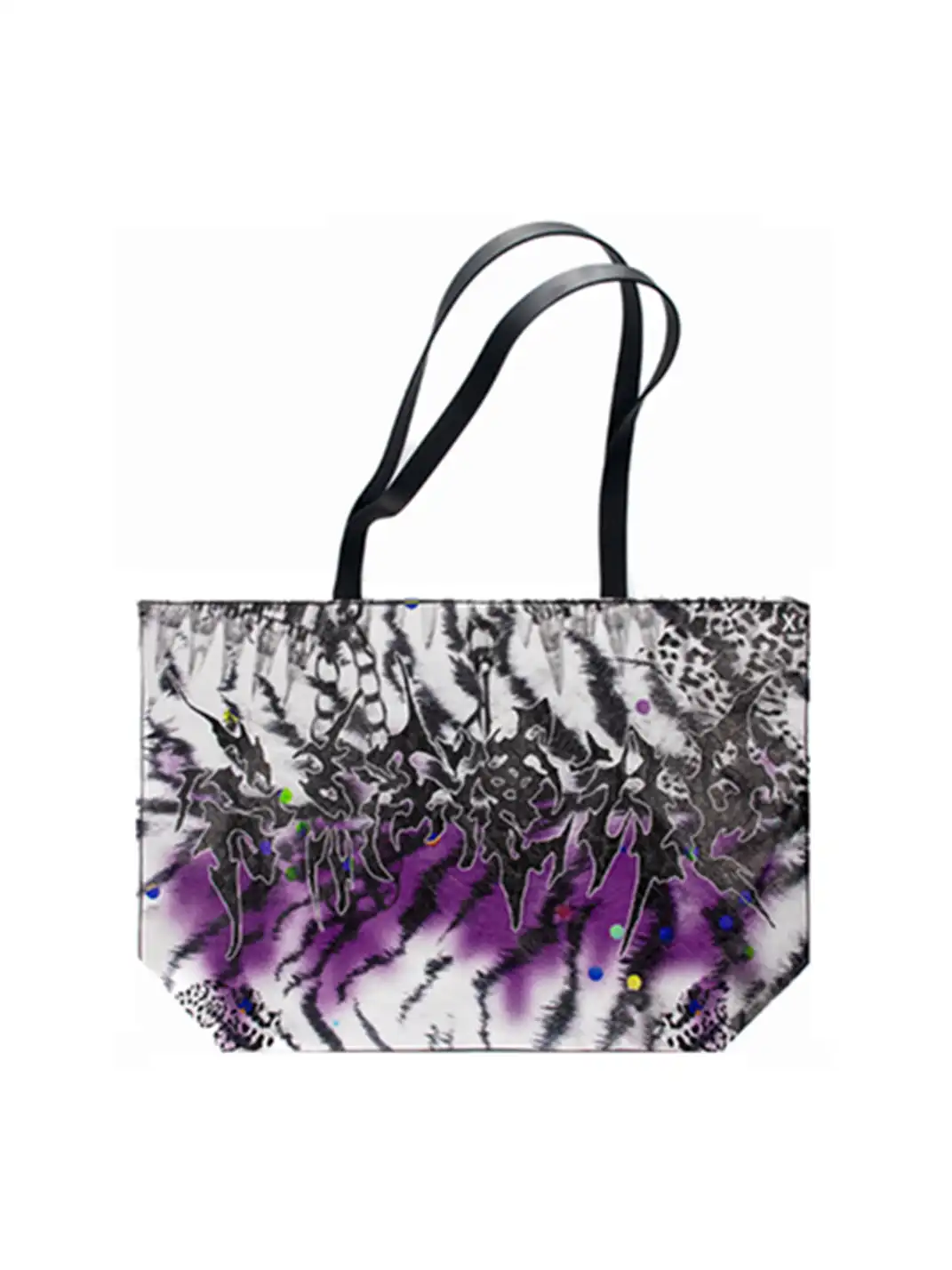Laukerward | Tiger Stripe Y2K Print Tote Bag