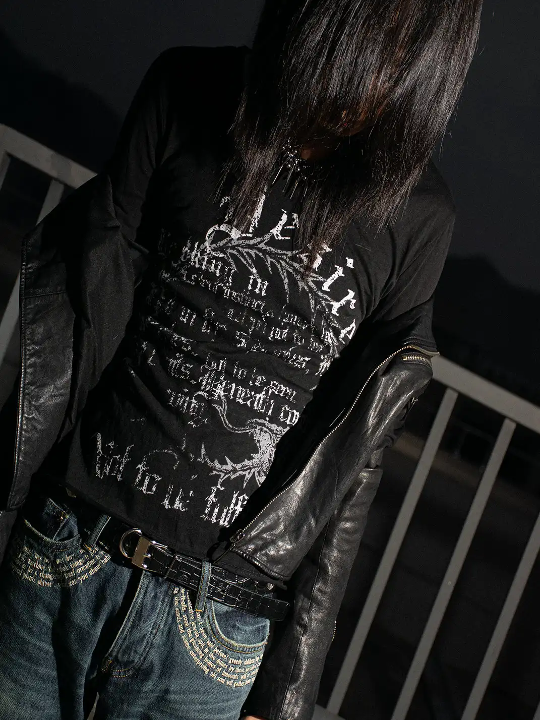 Laukerward | Ouroboros Print Crew Neck Long Sleeve