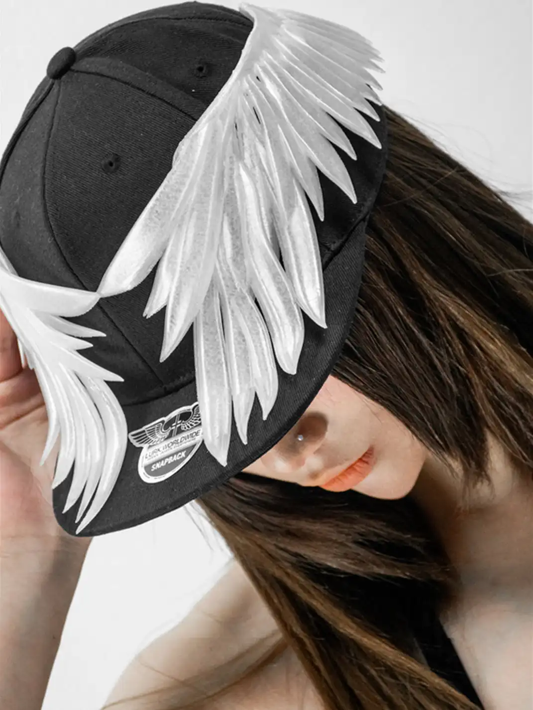 Laukerward | 3D Printed Wing-Decorated Baseball Cap