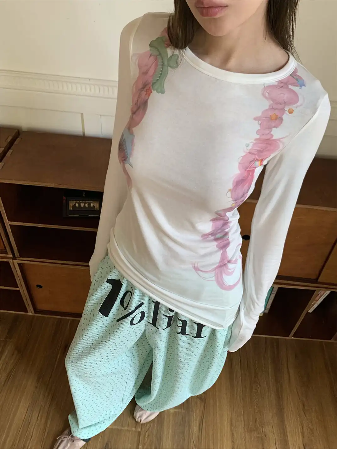 FOURFORTY | Playful Braided T-shirt