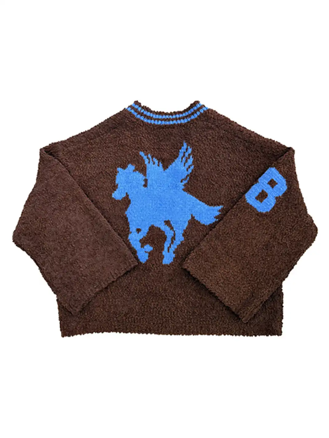 FOURFORTY | Jacquard Bathrobe-Style Knitted Coat