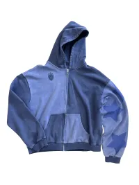 FOURFORTY | Washed Blue Sweatshirt And Sweatpants Set