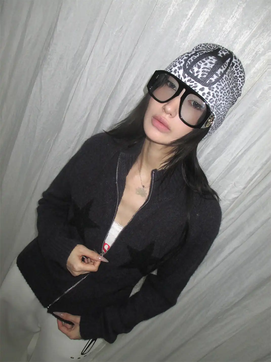 FOURFORTY | Leopard Print Beanie