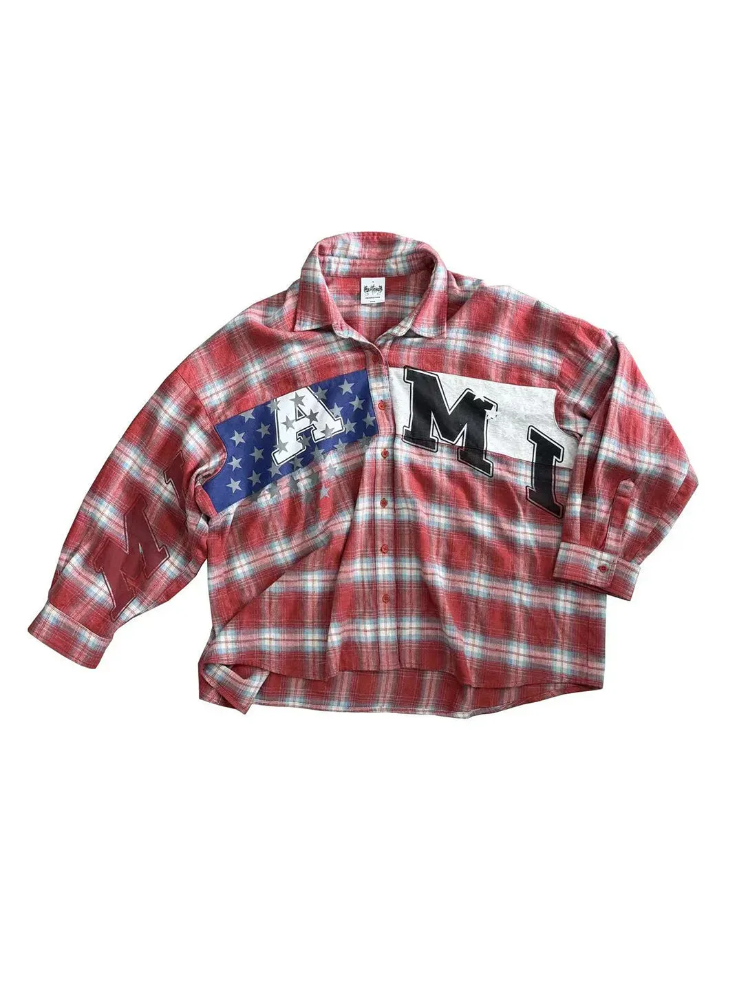FOURFORTY | Washed Distressed Plaid Shirt