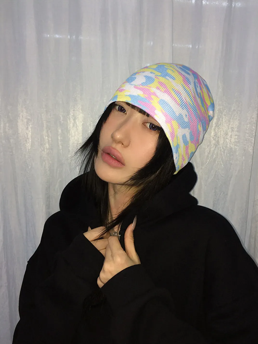 FOURFORTY | Panda Print Camouflage Beanie