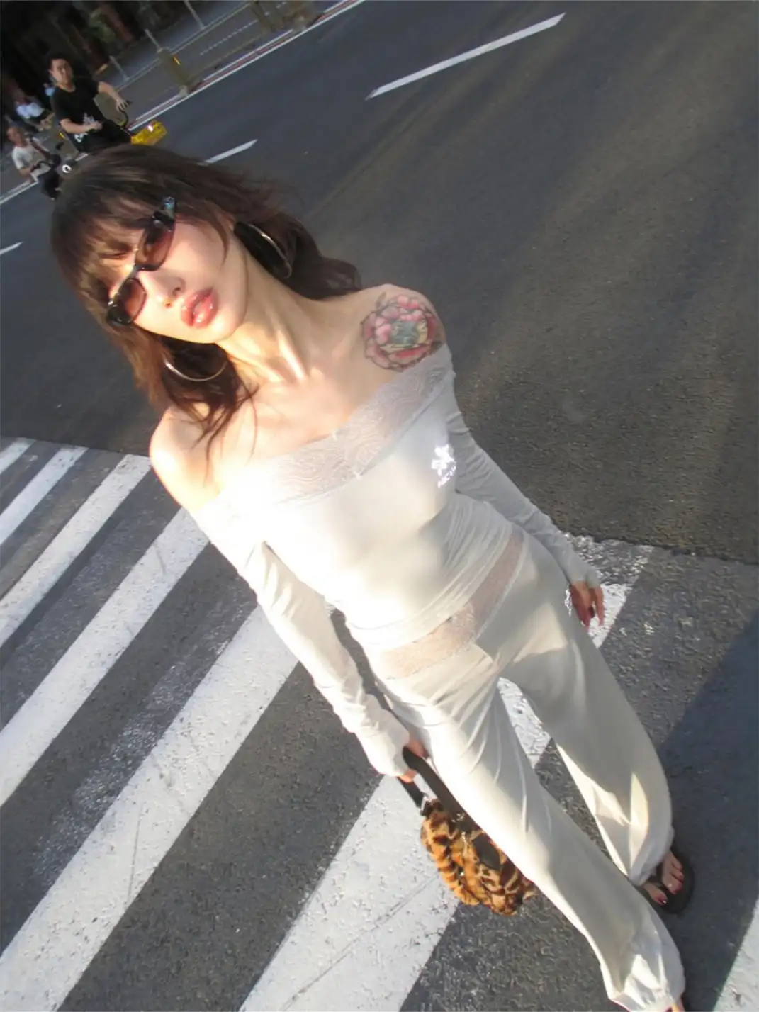 FOURFORTY | Lace Yoga Top