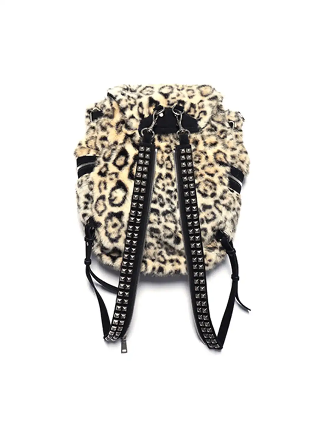 PCCVISION | Studded Leopard Print Backpack