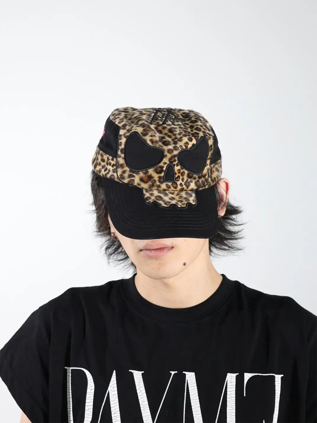 PCCVISION | Leopard Print Skull Patchwork Embroidered Hat