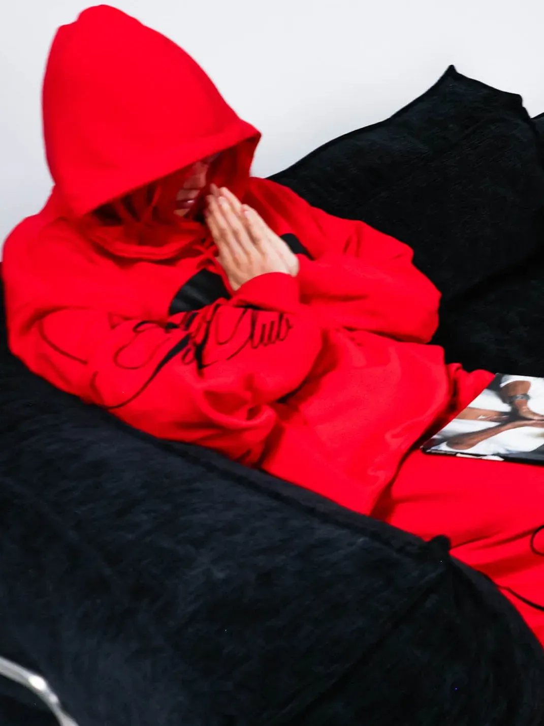 PCCVISION | Tricolor Print Embroidered Sweatshirt