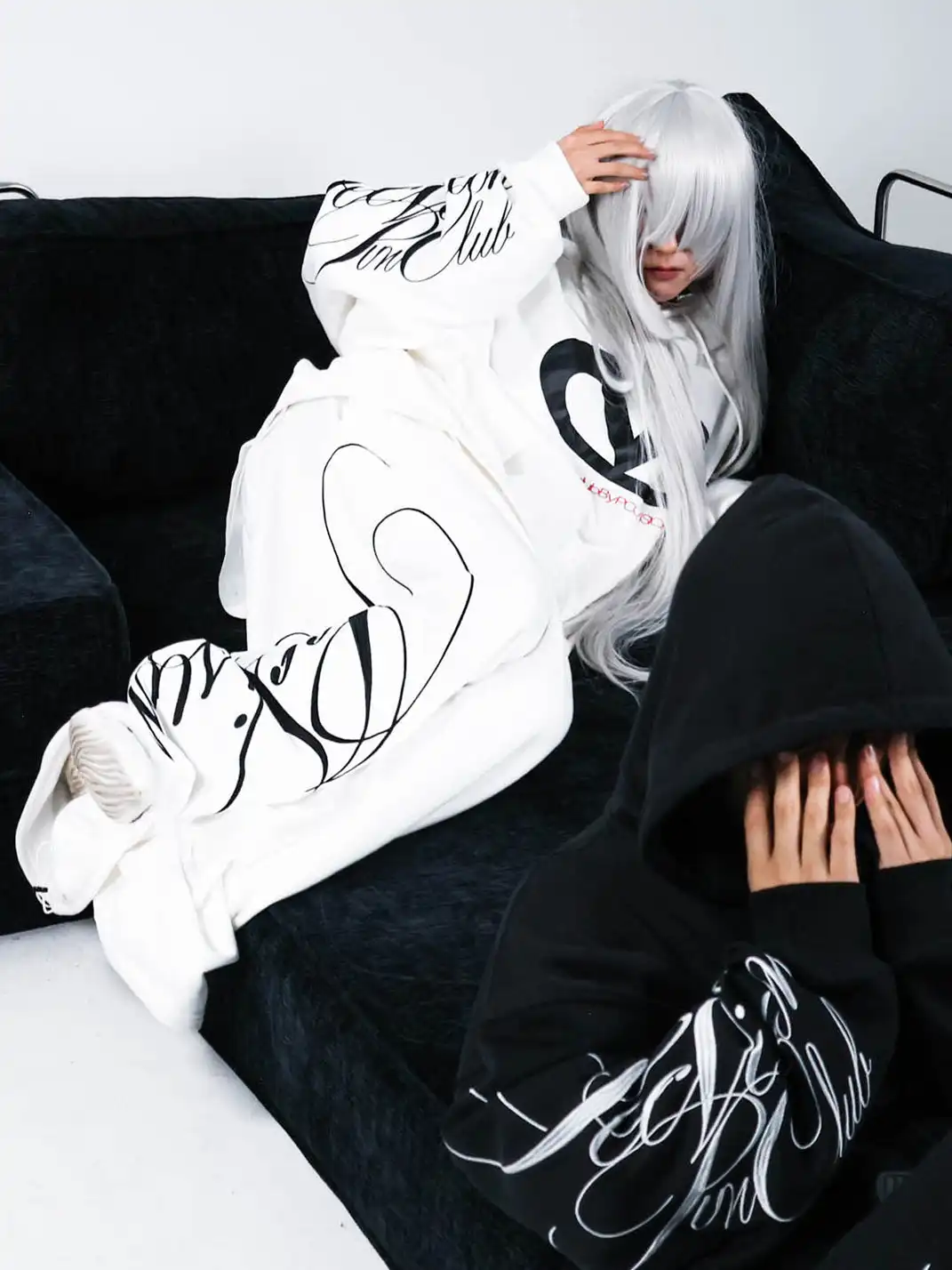 PCCVISION | Tricolor Print Embroidered Sweatshirt