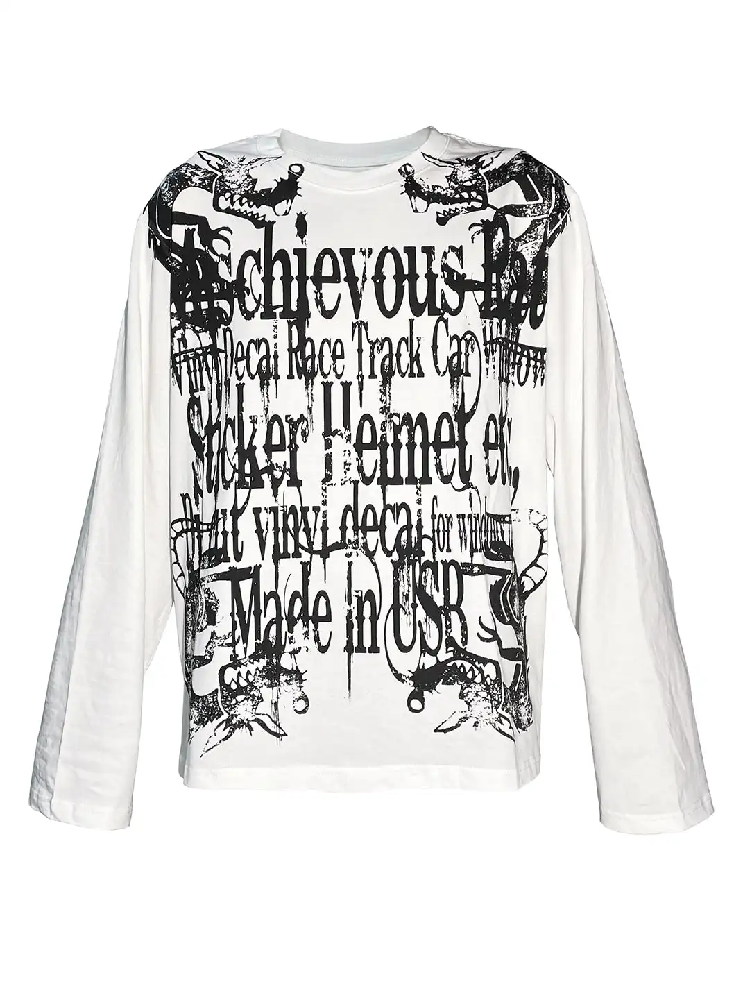 PCCVISION | Printed Crew Neck Long Sleeve