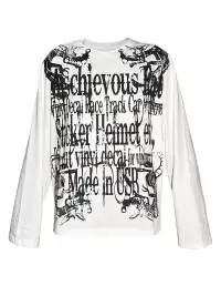 PCCVISION | Printed Crew Neck Long Sleeve