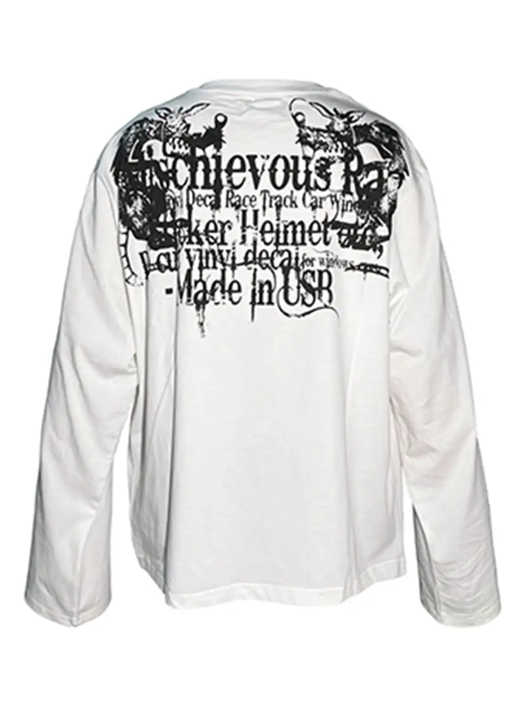 PCCVISION | Printed Crew Neck Long Sleeve