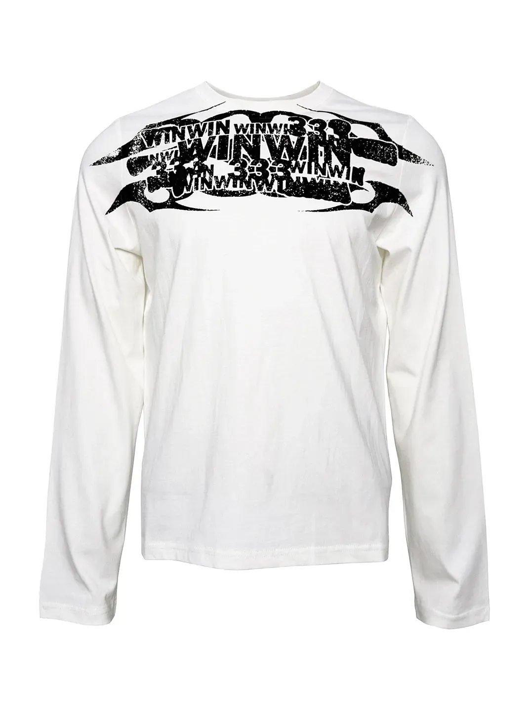 PCCVISION | Distressed Crew Neck Printed T-Shirt