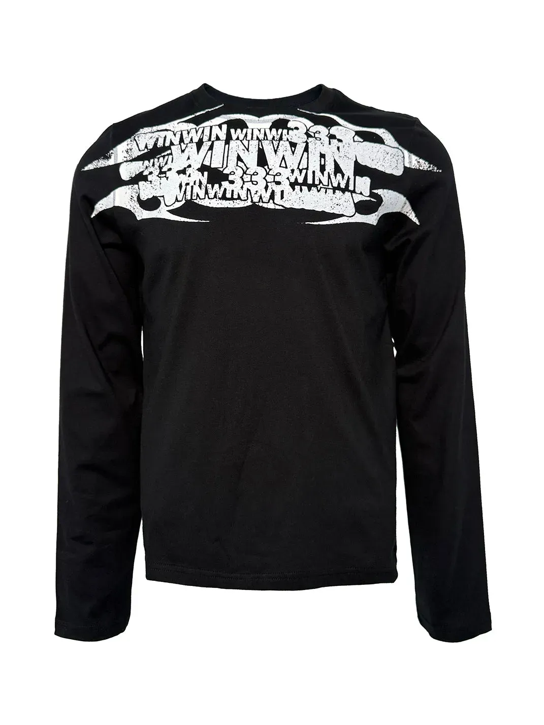 PCCVISION | Distressed Crew Neck Printed T-Shirt