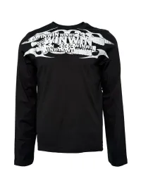 PCCVISION | Distressed Crew Neck Printed T-Shirt