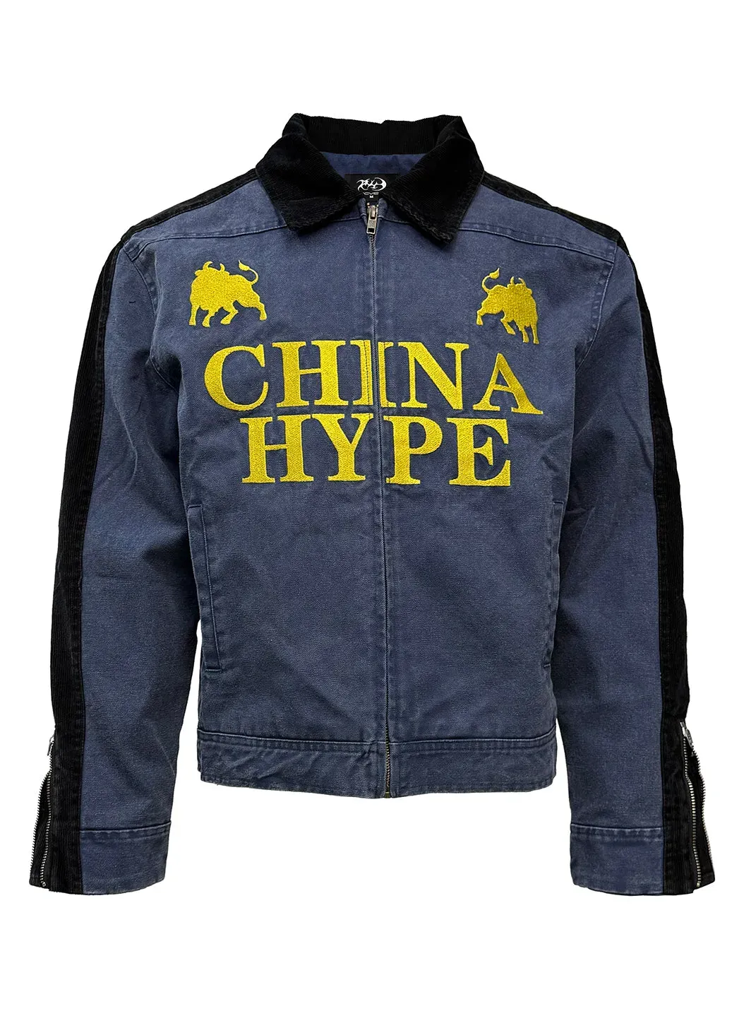 PCCVISION | Embroidered Patchwork Work Jacket