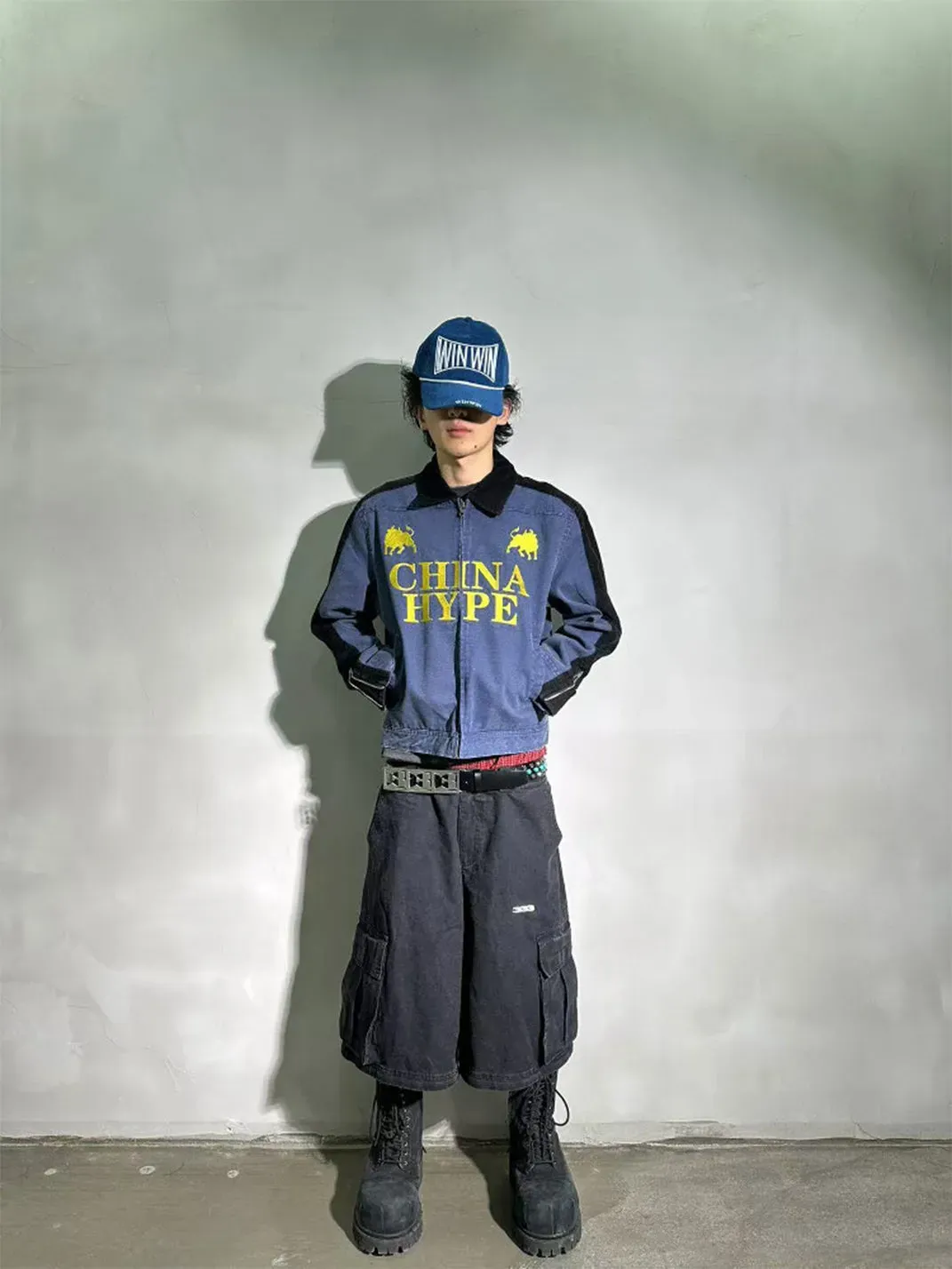 PCCVISION | Embroidered Patchwork Work Jacket
