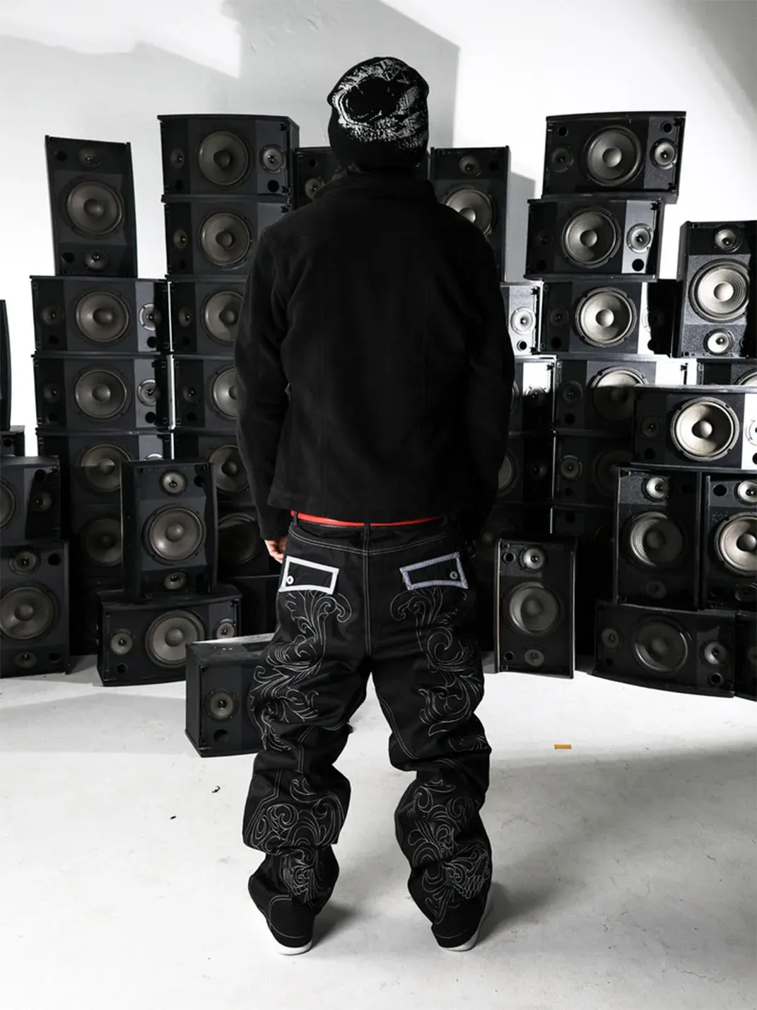 PCCVISION | Embroidered Zipper Stand Collar Jacket