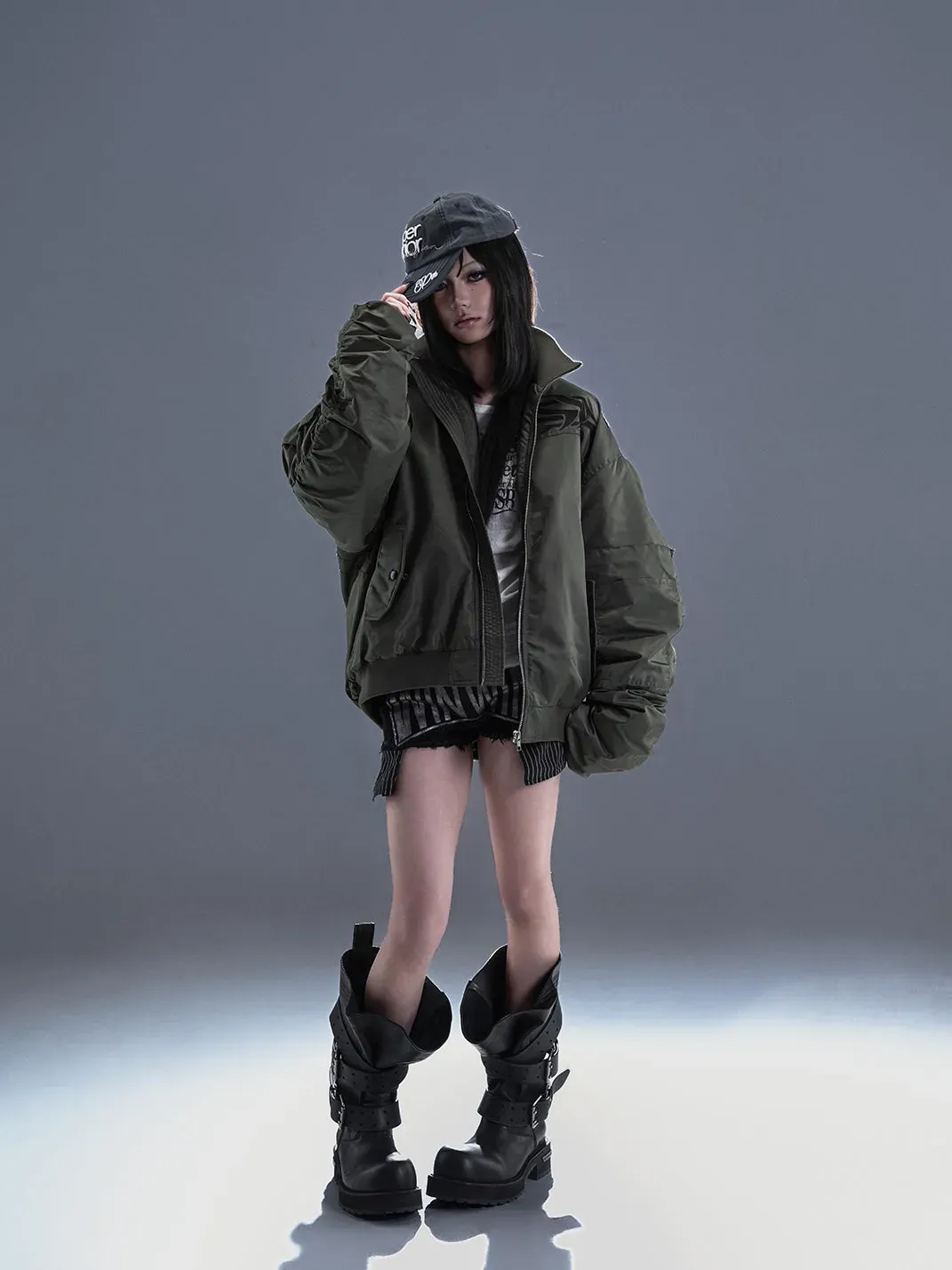 PCCVISION | Embroidered Cotton-Padded Jacket